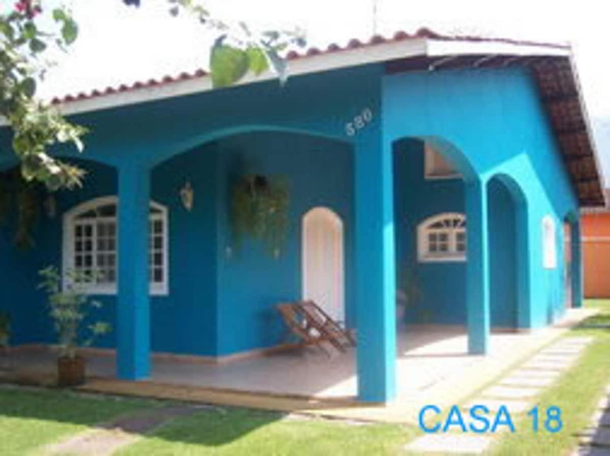 Casa em Cond. Fechado Praia Mococa - Caraguatatuba Mar Verde Exterior foto